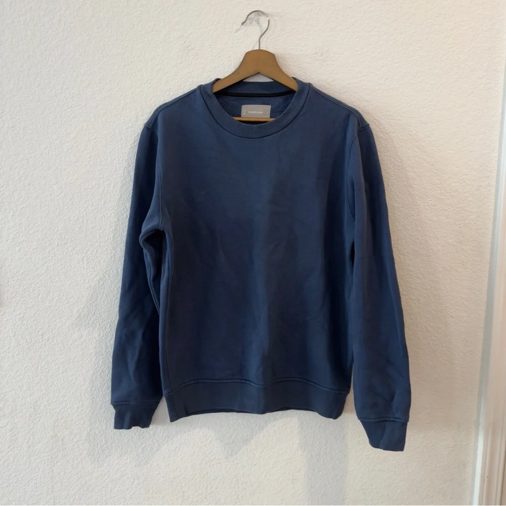 Everlane- Men’s Blue Crewneck Sweater Size Small